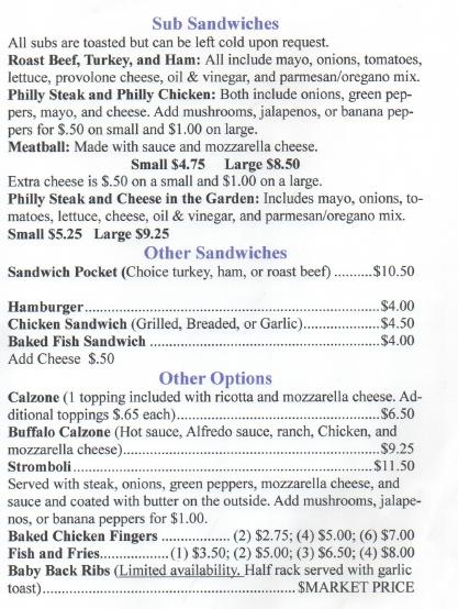 Store To Door Pizza Menu image 3