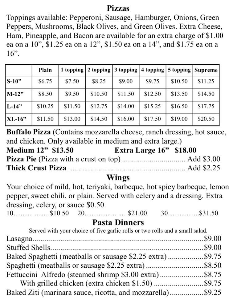 Store To Door Pizza Menu image 4